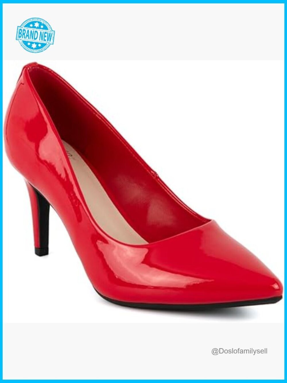 Classic Stiletto Heel Pumps – Pointed Toe Slip-On Dress Shoes for Office and